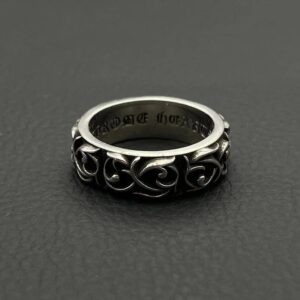 Kakobuy Chrome HeartsCrucifixion Ring