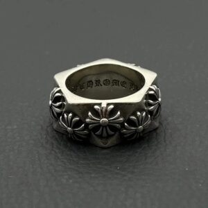 Kakobuy Chrome HeartsCrucifixion Ring