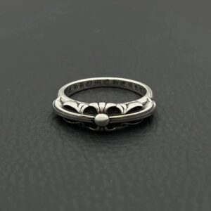 Kakobuy Chrome HeartsCrucifixion Ring