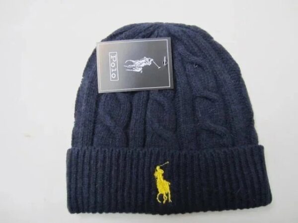 Kakobuy POLO gray knit cap - Classic polo style warmth.