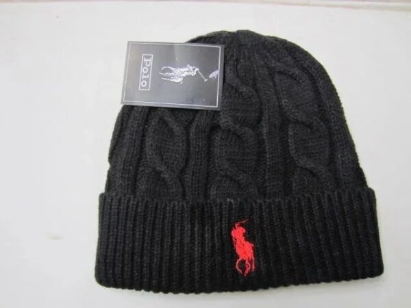 Kakobuy POLO gray knit cap - Classic polo style warmth.