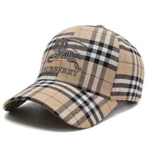 Kakobuy Burberry War Horse Embroidered Duckback Baseball Cap Collection