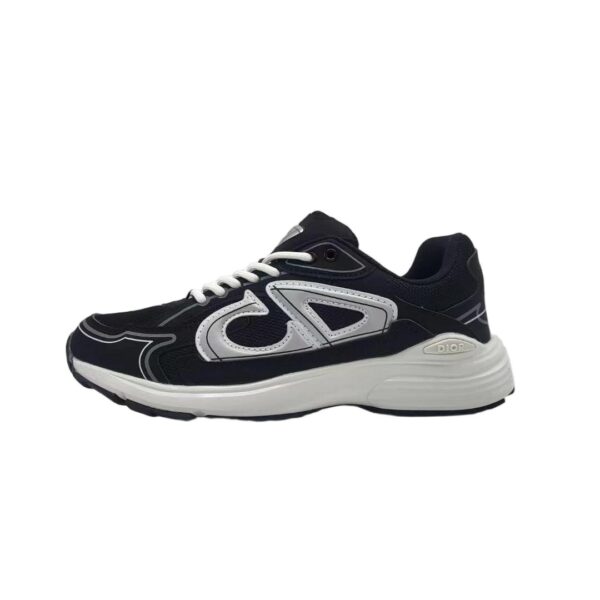 Kakobuy Dior new matching monogrammed dad shoes B30Black silver