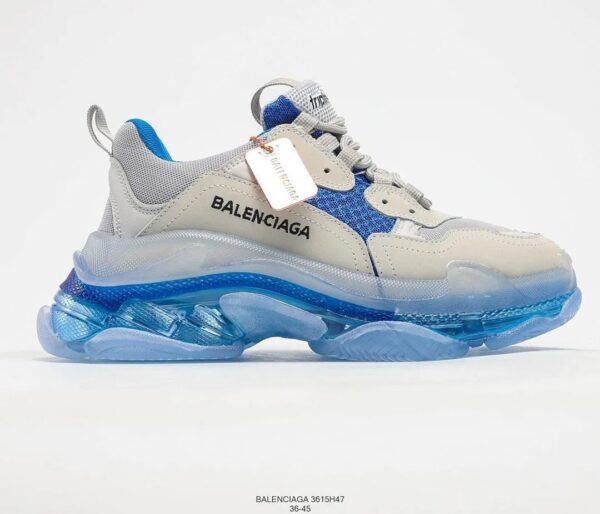 Kakobuy BALENCIAGA 2nd generation ins height increasing daddy shoes New White Blue