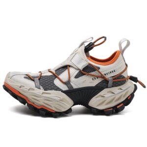 Kakobuy Balenciaga18XL hiking shoes 2025 runway lightweight old thick-soled daddy shoes Rice grey