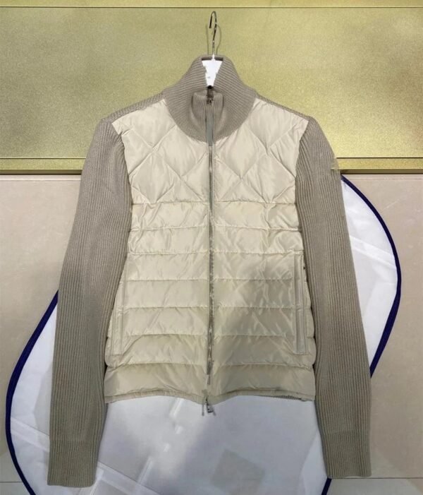 Kakobuy Moncler down-filled garment Wool Sleeve Glossy