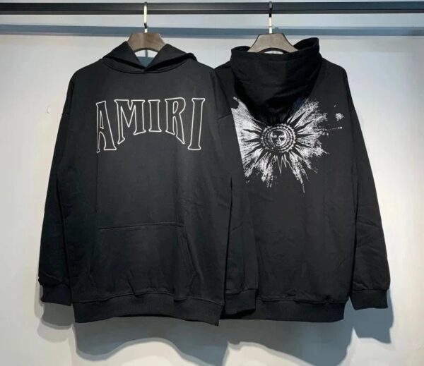 Kakobuy Amiri Logo Print Ink Splash Hoodie Multicolor Collection