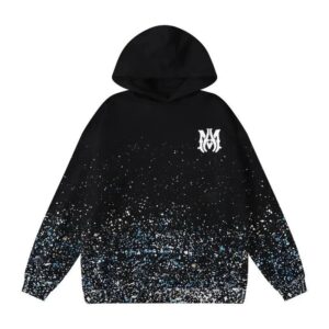 Kakobuy Amiri Logo Print Ink Splash Hoodie Multicolor Collection