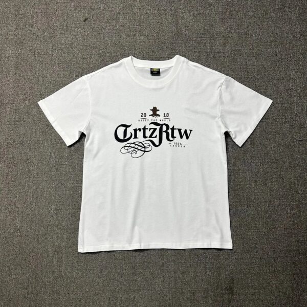 Kakobuy Corteiz White Gothic Short Sleeve