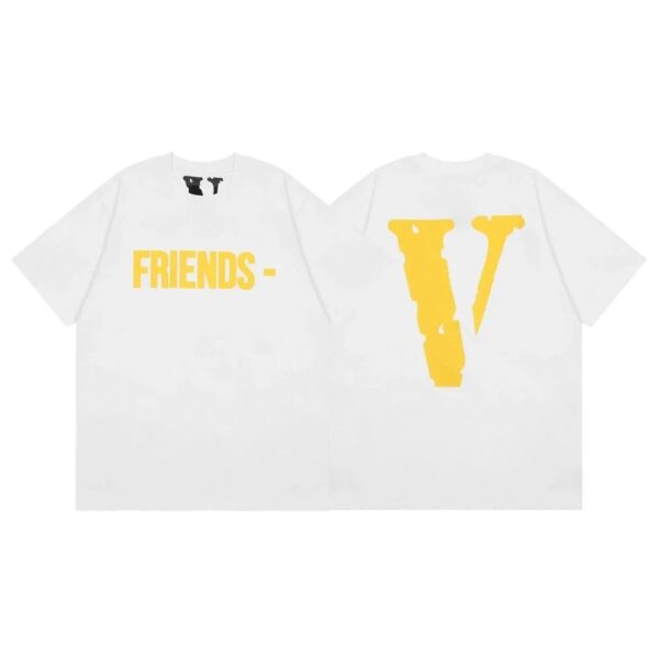 Kakobuy VLONE high quality yellow big V short sleeve