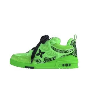Kakobuy Louis Vuitton Skate sk8 bakery sneakersBlack Green Diamond SK813