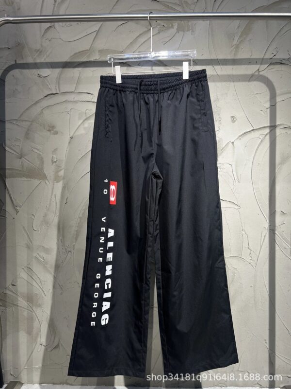 Kakobuy Balenciaga 25SS 82 Triple Patchwork Red Double Ring Print Pants