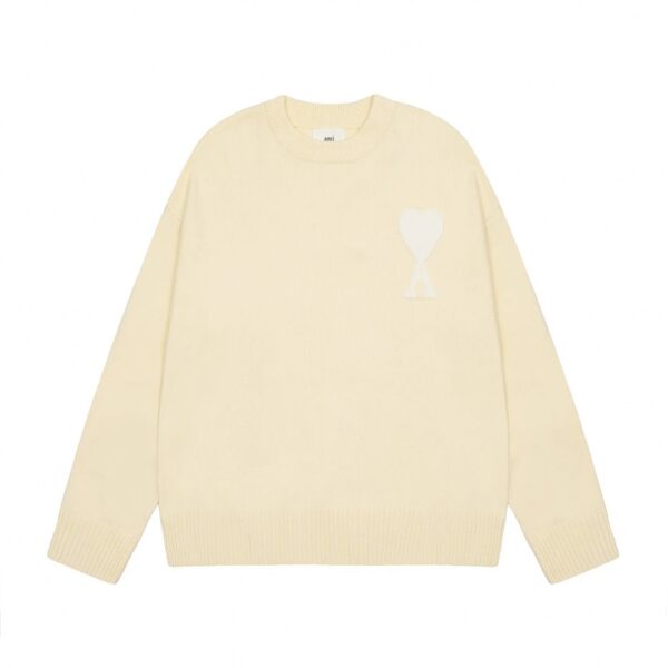 Kakobuy Ami Big Heart Classic Jacquard Sweater