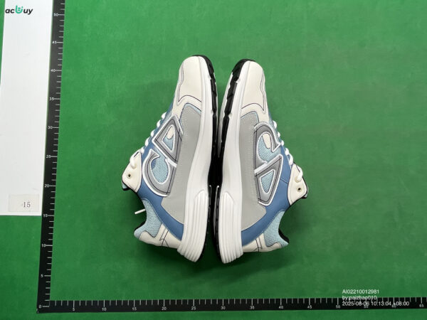 Kakobuy Dior new matching monogrammed dad shoes B30Light blue gray