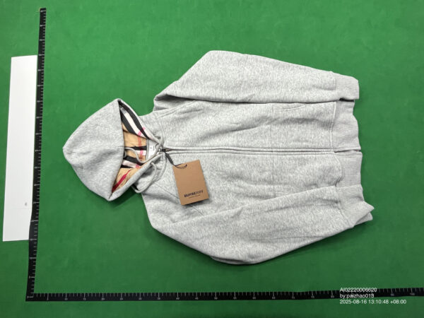 Kakobuy Burberry War Horse Open Front Hoodie