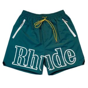 Kakobuy RHUDE Reflective Alphabet Print Beach Shorts