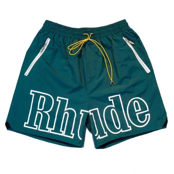 Kakobuy RHUDE Reflective Alphabet Print Beach Shorts