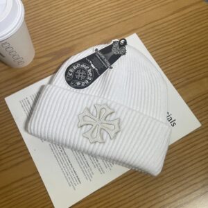 Kakobuy Chrome Hearts Black Cross Knit Beanie