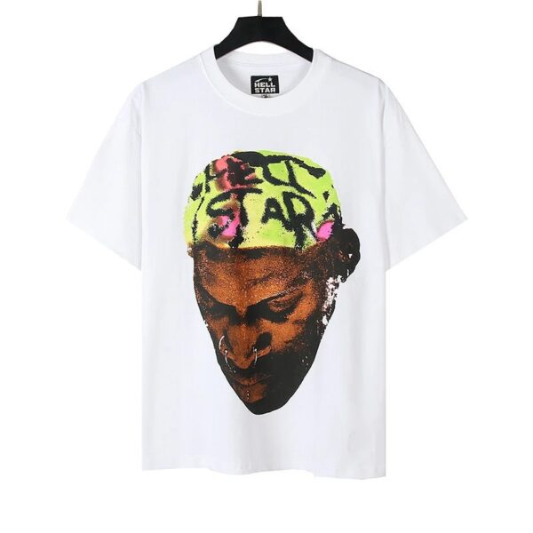Kakobuy Hellsta Hip Hop Print High Quality Pure Cotton Short Sleeve Shirt