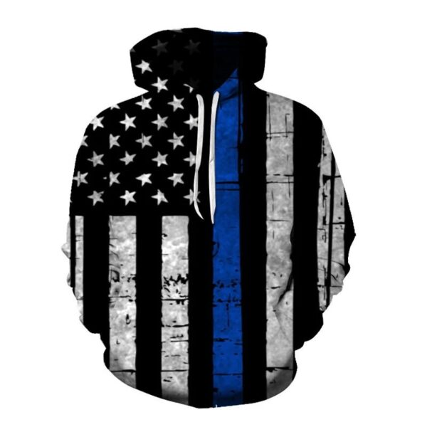 Kakobuy New 3D printed American flag pattern fashion sweatshirt