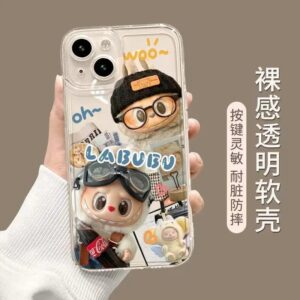 Kakobuy LABUBU Apple Silicone Phone Case