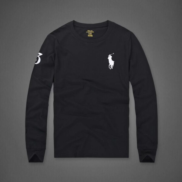 Kakobuy Ralph Lauren Long Gold Label Round Neck 100% Cotton Embroidered Horse Logo Polo Shirt