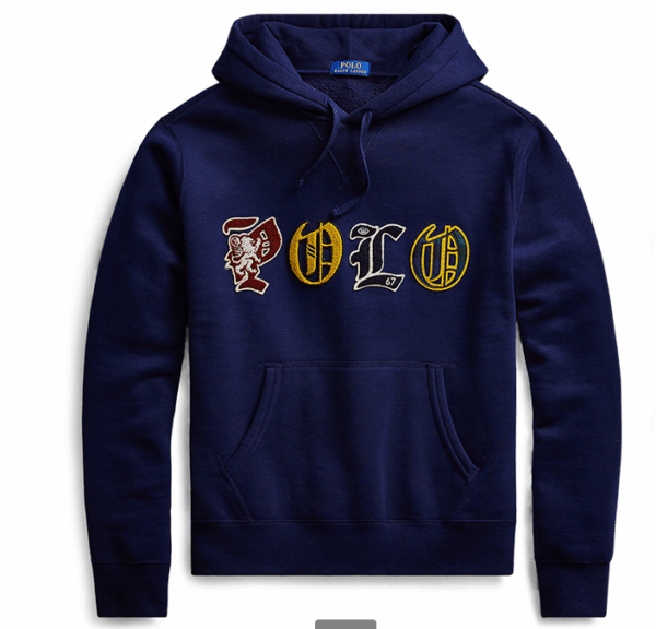 Kakobuy Ralph Lauren embroidered polo logo long-sleeve hooded sweatshirt