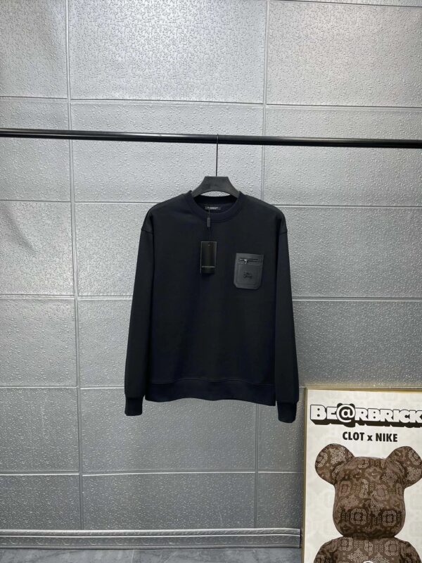 Kakobuy Burberry Pocket Sweatshirt Black
