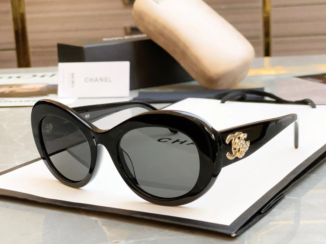 Chanel Double C Logo Sunglasses