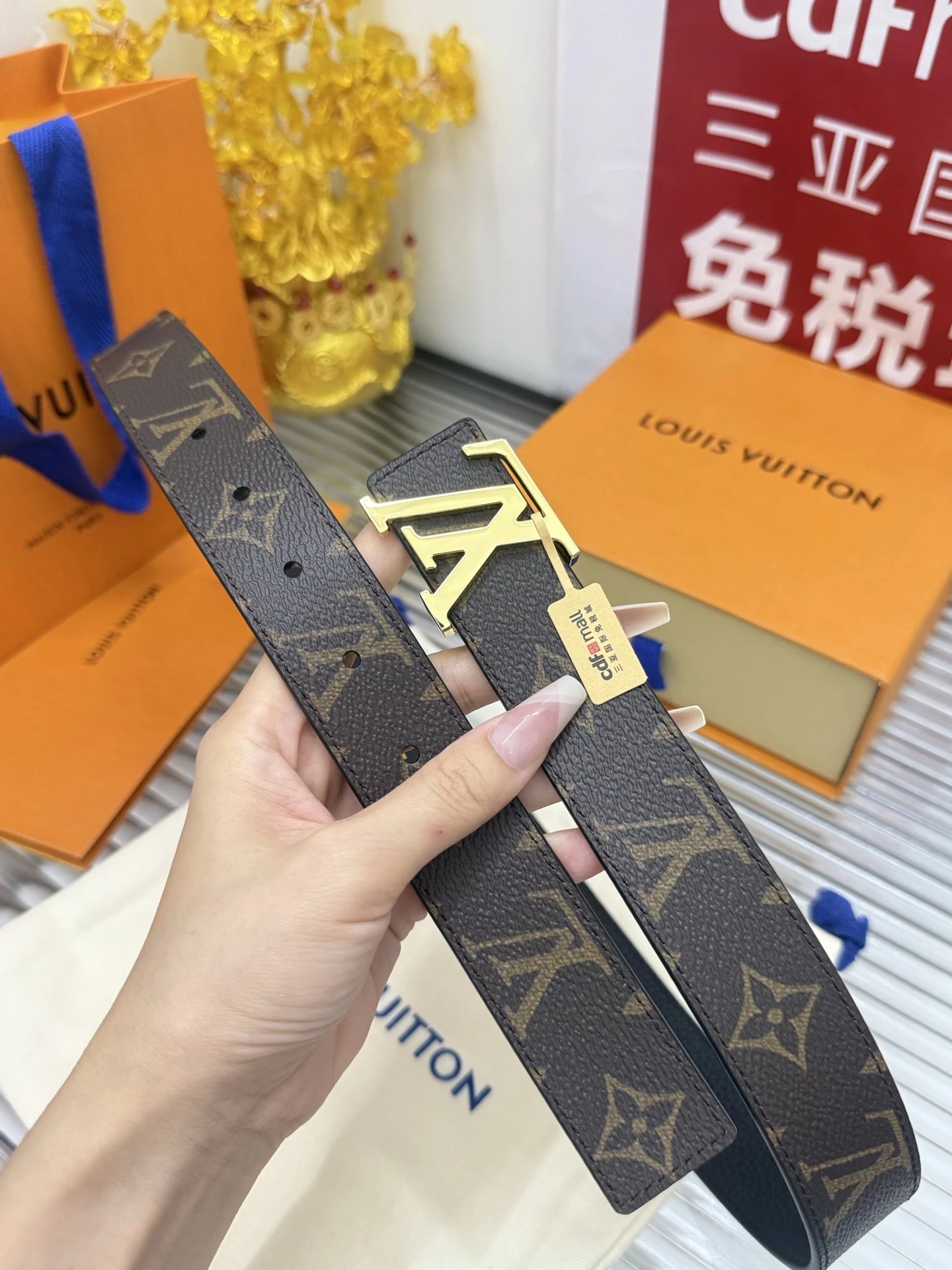 Louis Vuitton Classic Monogram Belt