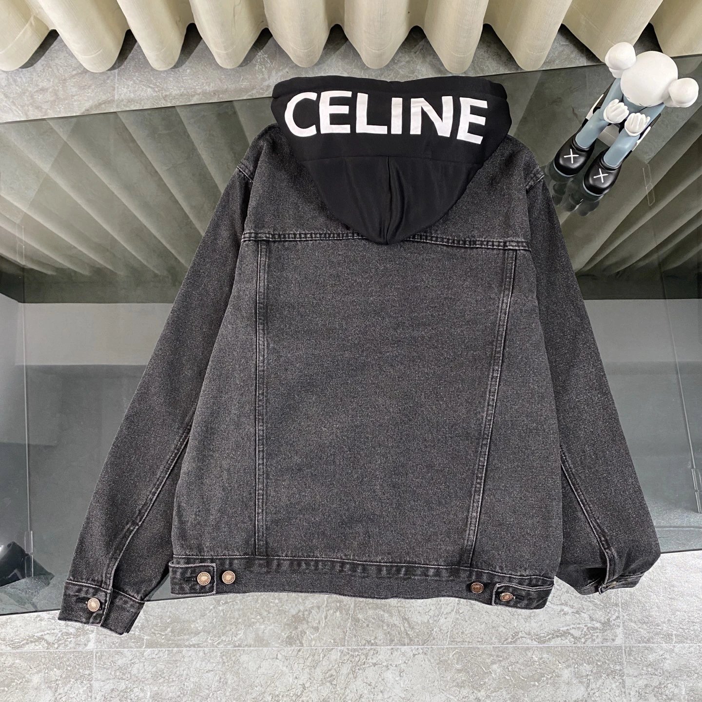 2025 Celine Fall/Winter New Arrival Unisex Hooded Denim Jacket