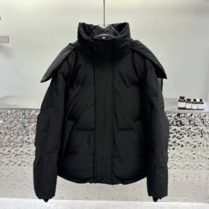 AMI Functional Workwear Down Jacket - Black