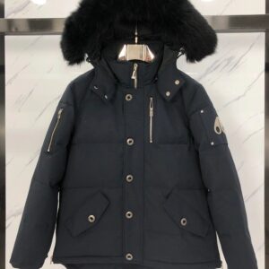 Moose Knuckles Deep Blue Workwear Down Jacket