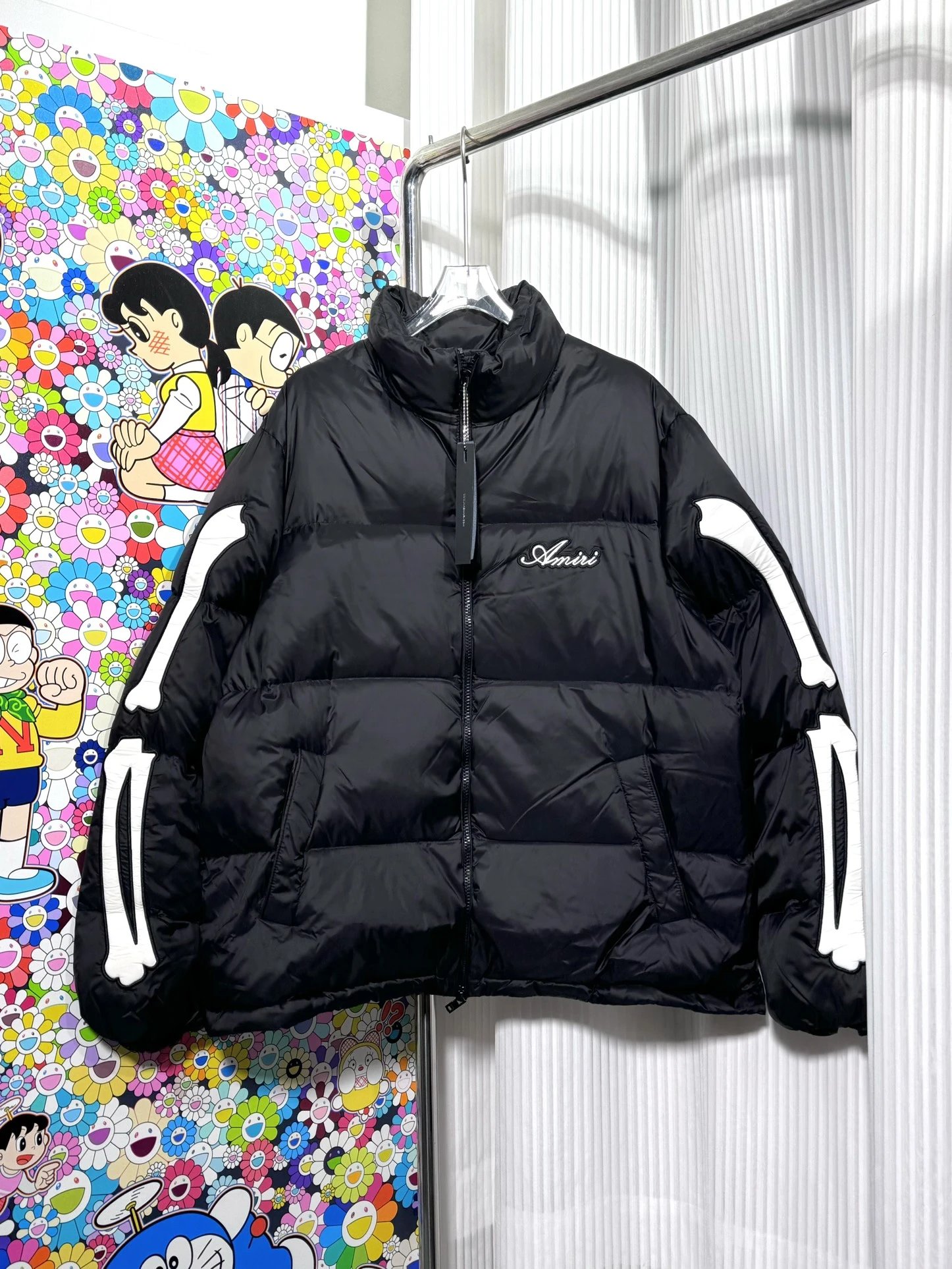 Amiri Black Down Jacket