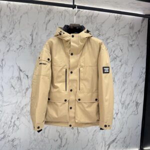 Burberry Beige Workwear Hooded Jacket