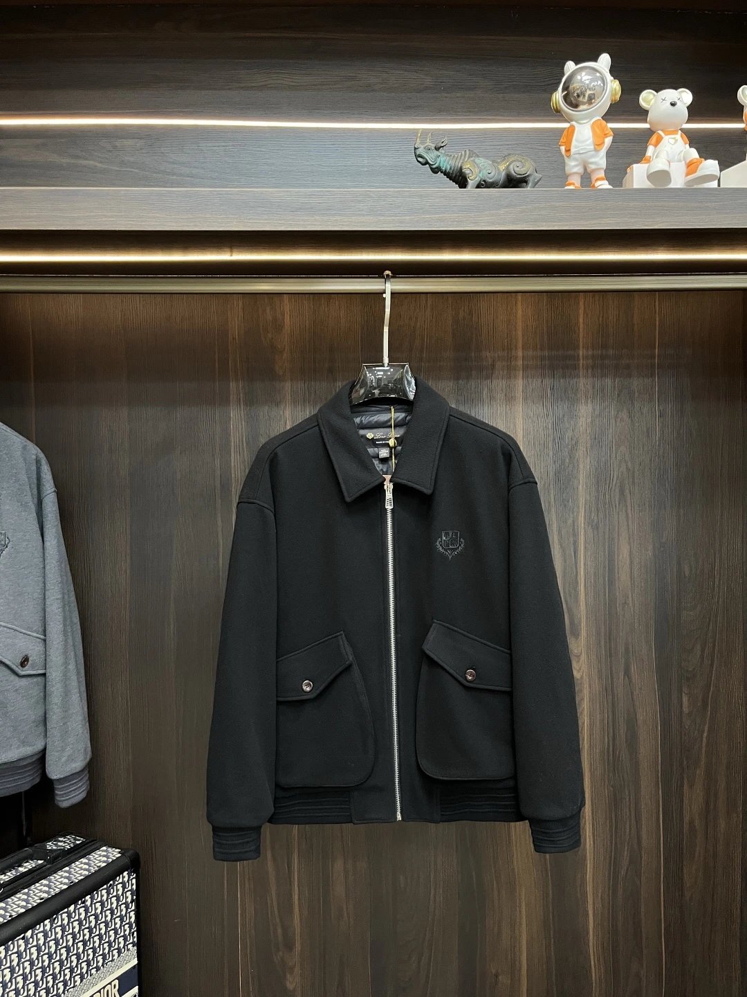 Loro Piana Black Lapel Jacket