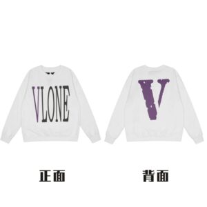 VLONE Big V Streetwear Hoodie White