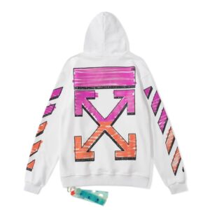 Off-White Arrow Streetwear Hoodie White