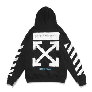 Off-White Arrow Street Style Hoodie Black