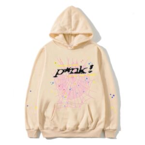SP5DER Pook Trendy Hoodie Beige