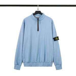 Stone Island Casual Hoodie Light Blue
