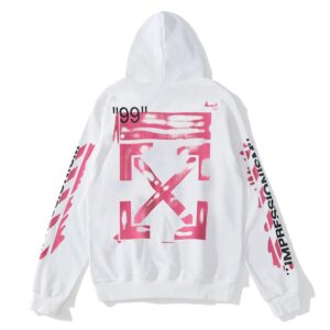 Off-White Graffiti Trend Hoodie White