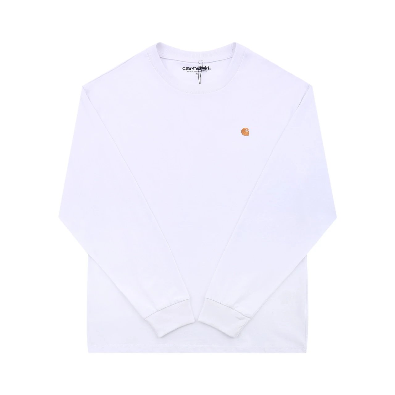 Carhartt WIP Basic Long Sleeve White