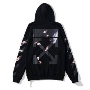 Off-White Arrow Print Hoodie Black