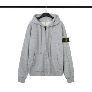 Stone Island Classic Casual Hoodie Gray