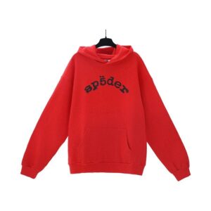 SP5DER Casual Hoodie Red