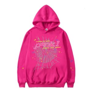 SP5DER Slime Hoodie Pink
