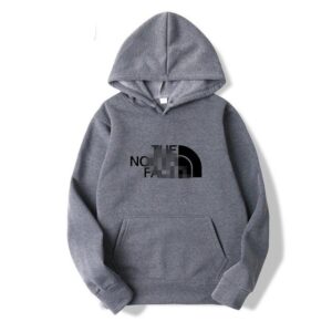 The North Face Dark Gray Printed Logo Hoodie