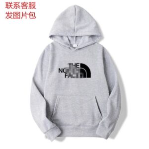 The North Face Light Gray Casual Hoodie