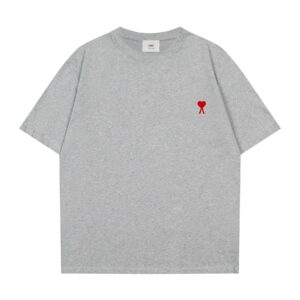 AMI Ami de Coeur Series Gray T-Shirt